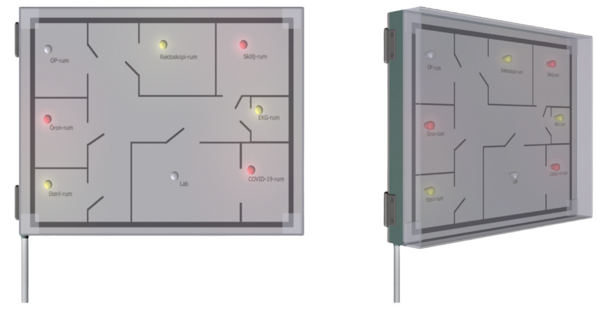 3D model of Locare map from different angles